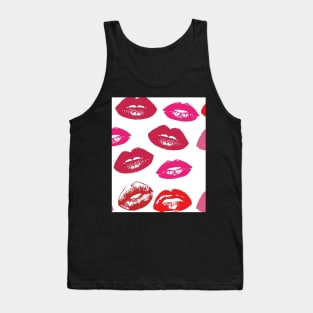 Red Lips Design All over Lips design for many Items, check out the store for gift ideas. Tank Top